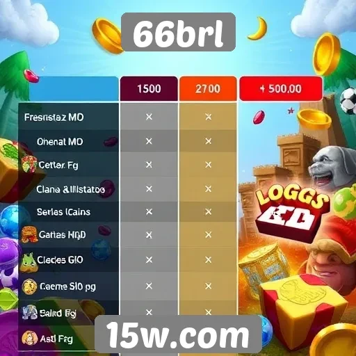 Comparação entre jogos populares no 66brl